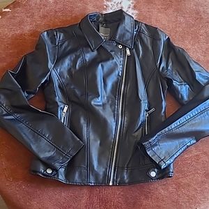 Faux Leather Jacket Size XS